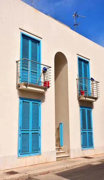 Житлові Будинки Приморському Курорті Сан Віто Капо Сицилія Італія — стокове фото