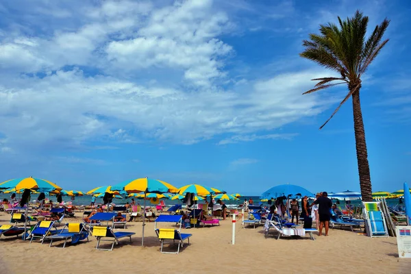 Beach Considered One Most Beautiful Beaches Sicily Whole Italy Destination — Stock Photo, Image