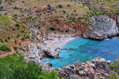 cala capreria zingaro rezervi Sicilya İtalya