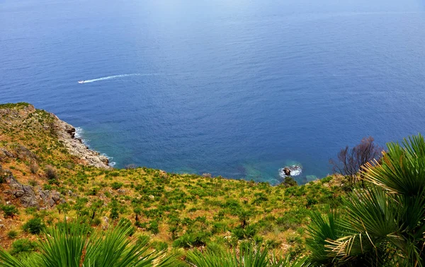 Panorama Costeiro Reserva Zingaro Sicília Itália — Fotografia de Stock