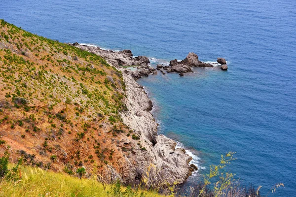 Panorama Costiero Nella Riserva Naturale Dello Zingaro Sicilia Italia — Foto Stock