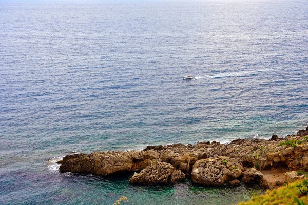 Coastal Panorama Zingaro Natural Reserve Sicily Italy — Stock Photo, Image