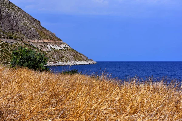 Panorama Costero Reserva Natural Zingaro Sicily Italia — Foto de Stock