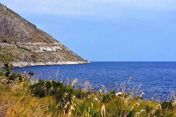 Coastal Panorama Zingaro Natural Reserve Sicily Italy — Stock Photo, Image
