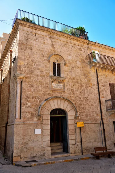 Kostel San Nicol Bari Alcamo Sicílie Itálie — Stock fotografie