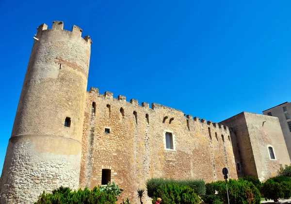 Castle Counts Modica Castello Alcamo Medieval Castle Located City Center — Stock Photo, Image