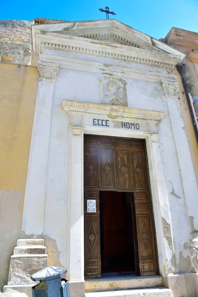 Church Ecce Homo Alcamo Sicily Italy — Stockfoto