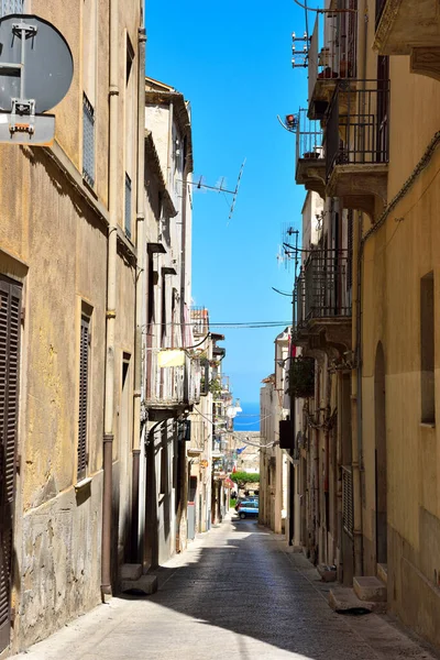 Stare Miasto Alcamo Sycylia Włochy — Zdjęcie stockowe