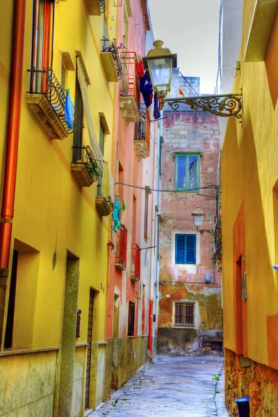 意大利西西里的特拉帕尼老城的古屋 — 图库照片