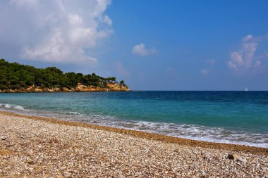 Sicilya 'da Castellammare del golfo Plajı