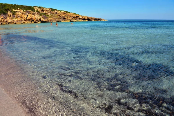 Praia Cala Mosche Uma Das Mais Belas Praias Sicília Reserva — Fotografia de Stock