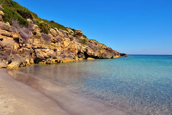 Spiaggia Cala Mosche Una Delle Spiagge Più Belle Della Sicilia — Foto Stock