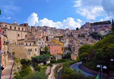 Ragusa ibla Sicilya İtalya panoraması