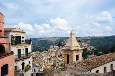 Ragusa ibla Sicilya İtalya panoraması
