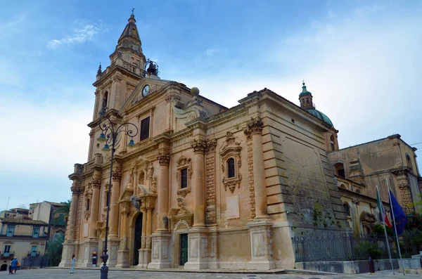 Die Kathedrale San Giovanni Battista Ragusa Sizilien Italien — Stockfoto