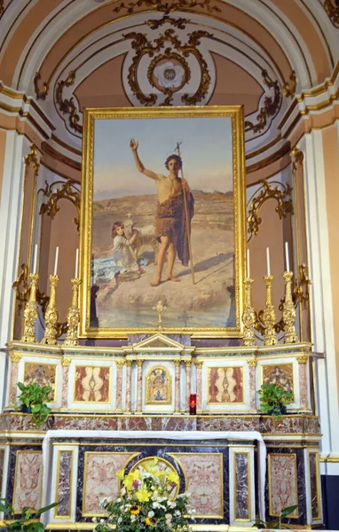 圣乔瓦尼巴蒂斯塔大教堂内部建于1694年 巴洛克风格晚期 2018年9月21日 拉古萨意大利 — 图库照片
