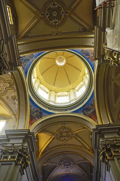 Intérieur Cathédrale San Giovanni Battista Construite 1694 Dans Style Baroque — Photo