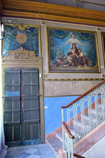 Palais Spadaro Intérieur Est Dans Style Liberté Xixe Xxe Siècle — Photo