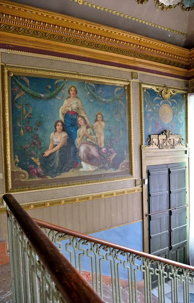 Spadaro Sarayı Yüzyıl Özgürlük Tarzında Eylül 2018 Scicli Talya — Stok fotoğraf