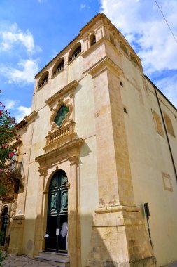 Santa Teresa Kilisesi Barok stili Scicli Sicilya İtalya