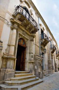 Spadaro Sarayı, Barok tarzında 17 / 18 'inci yüzyıl, Sicilya, İtalya.