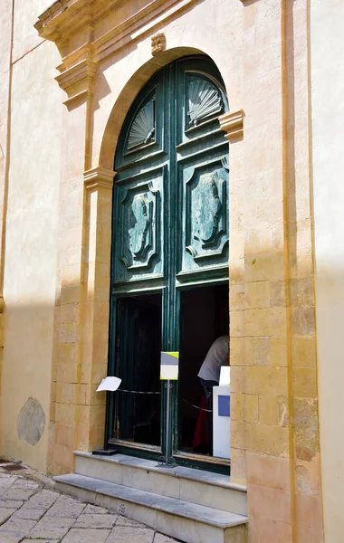 Santa Teresa Templom Barokk Stílusban Scicli Szicília Olaszország — Stock Fotó