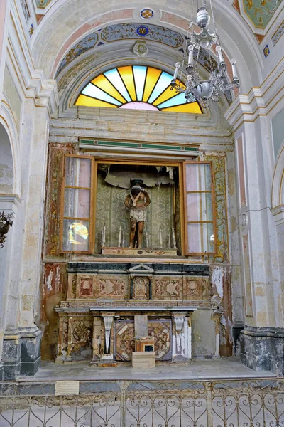 圣玛利亚教堂是十七世纪巴洛克风格的Consolazione教堂 它是在1693年9月20日意大利地震后重建的 — 图库照片
