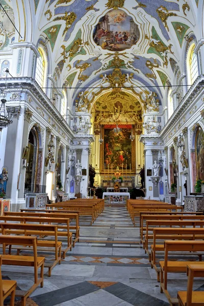 Interior Iglesia San Bartolomé Apóstol Estilo Barroco Neoclásico Septiembre 2018 —  Fotos de Stock