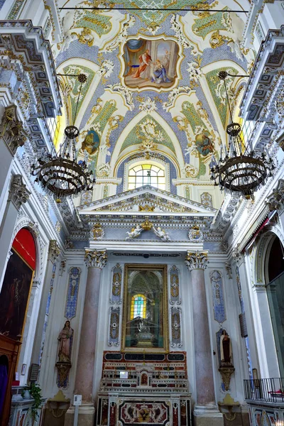 Interior Iglesia San Bartolomé Apóstol Estilo Barroco Neoclásico Septiembre 2018 —  Fotos de Stock