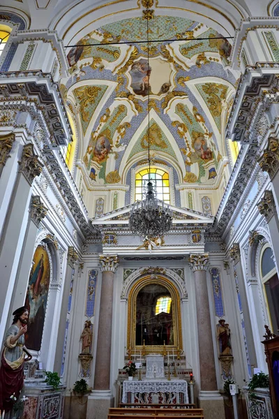 Interior Iglesia San Bartolomé Apóstol Estilo Barroco Neoclásico Septiembre 2018 —  Fotos de Stock