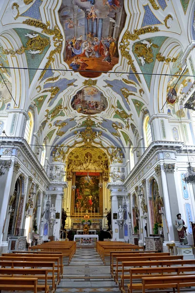 Interior Iglesia San Bartolomé Apóstol Estilo Barroco Neoclásico Septiembre 2018 —  Fotos de Stock