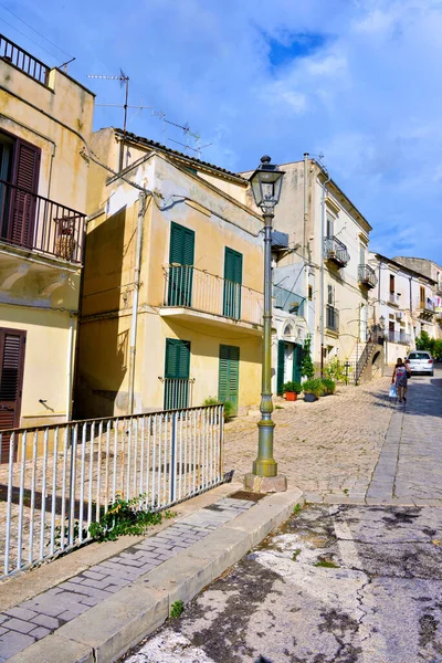 Blick Auf Das Historische Zentrum Von Scicli Sizilien Italien — Stockfoto