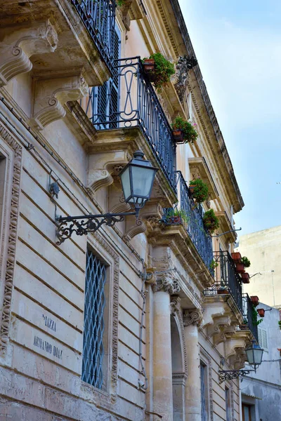 Blick Auf Das Historische Zentrum Von Scicli Sizilien Italien — Stockfoto