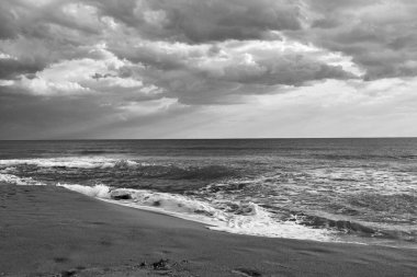 Cava Randello Entegrasyon Doğa Rezervinde gün batımı, Scoglitti, Sicilya, İtalya
