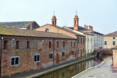 İtalyan Comacchio kasabası 