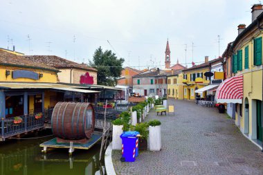 İtalyan Comacchio kasabası 