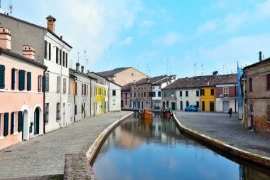 İtalyan Comacchio kasabası 