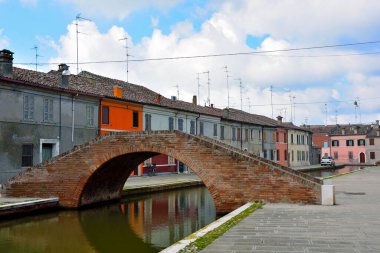 İtalyan Comacchio kasabası 