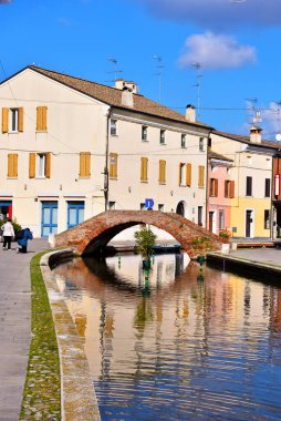 İtalyan Comacchio kasabası 