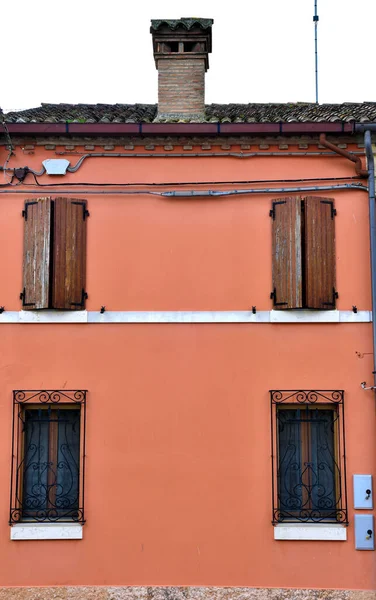Small Italian Town Comacchio Also Known Little Venice Emilia Romagna — Stock Photo, Image