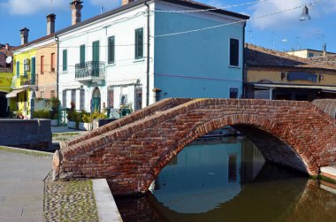 İtalyan Comacchio kasabası 