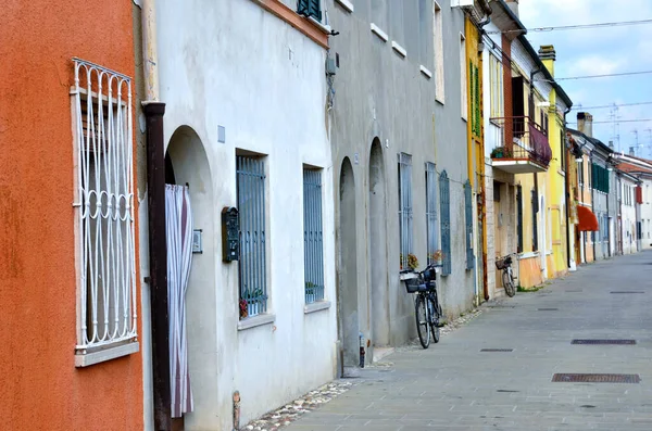 Comacchio Olasz Kisváros Más Néven Kis Velence Emilia Romagna Régió — Stock Fotó