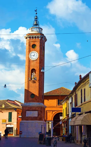 이탈리아 페라라 지역의 에밀리아 로마냐 Emilia Romagna 전통적 양식의 — 스톡 사진