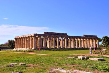Bazilika (Hera Tapınağı olarak da bilinir) Paestum, İtalya