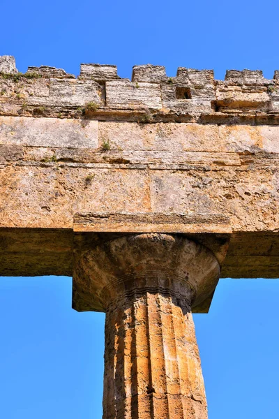 Templo Neptuno Fue Construido Orden Dórico Alrededor 460450 Paestum Italia —  Fotos de Stock