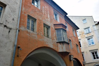 Brixen İtalya 'daki karakteristik tarihi binalar