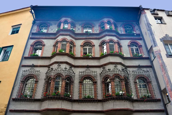 Charakteristische Historische Gebäude Brixen Italien — Stockfoto