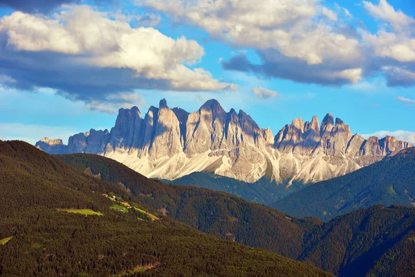 Vista Del Odle Desde Lago Rodella Velturno 2196 Metros Sur — Foto de Stock