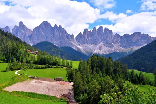 Skupina Odle Horské Pásmo Dolomit Které Spolu Skupinou Puez Tvoří — Stock fotografie