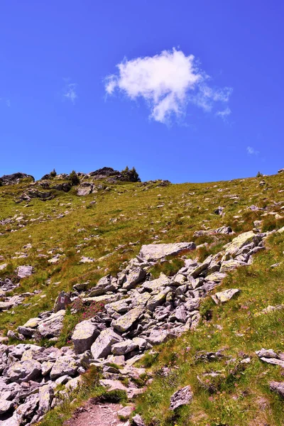 Panorama Camino Lago Rodella Velturno 2196 Metros Alto Adige Italia — Foto de Stock